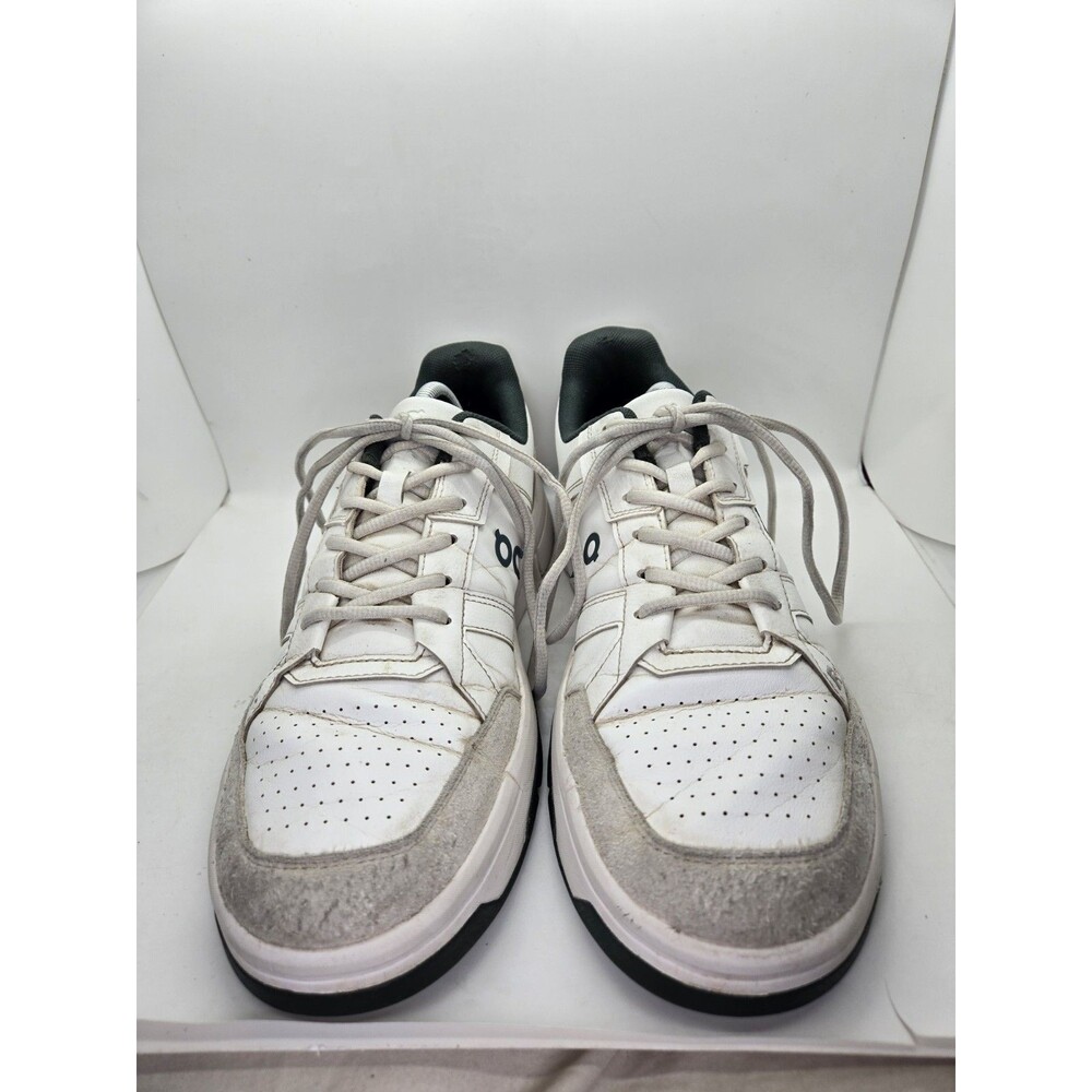 ON The Roger Clubhouse Tennis Shoes Mens 11 White Green Running Athletic Sneaker - Picture 2 of 8
